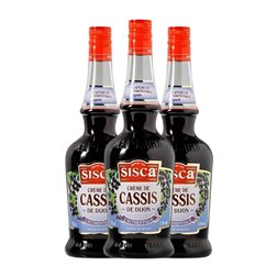 Cassis Lejay Lagoute. Sisca Crème — Crema 70 cl (Caja de 3 unidades)