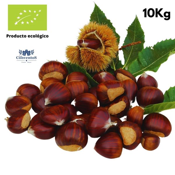 Castañas Ecológicas Calibre Super Extra / Gold - 10Kg (Con envío gratuito).-lateral