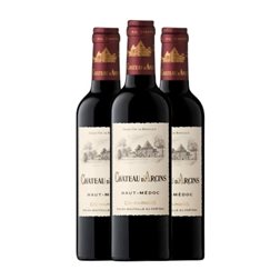 Castel Châteaux & Grands Crus Château d'Arcins Trocken — Seco Haut-Médoc Cru Bourgeois Media Botella 37 cl Vino Tinto (Caja de 3 unidades)