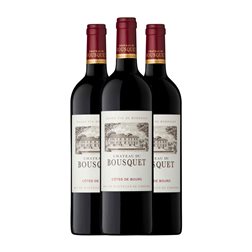 Castel Châteaux & Grands Crus Château du Bousquet Trocken — Seco Côtes de Bourg 75 cl Vino Tinto (Caja de 3 unidades)