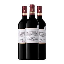 Castel Châteaux & Grands Crus Château Tour Prignac Trocken — Seco Médoc Cru Bourgeois 75 cl Vino Tinto (Caja de 3 unidades)