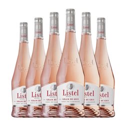 Castel Châteaux & Grands Crus Listel Grain de Gris Trocken — Seco Rosé — Rosado 75 cl Vino Rosado (Caja de 6 unidades)