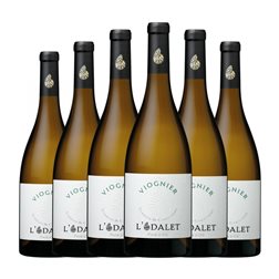 Castel Châteaux & Grands Crus L'Odalet Viognier Trocken — Seco Vin de Pays d'Oc 75 cl Vino Blanco (Caja de 6 unidades)