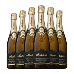 Castel Châteaux & Grands Crus Malesan Crémant de Bordeaux 75 cl Espumoso Blanco (Caja de 6 unidades)