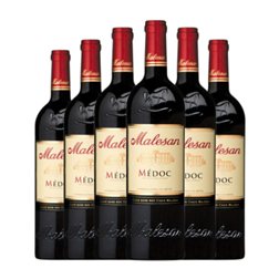 Castel Châteaux & Grands Crus Malesan Médoc 75 cl Vino Blanco (Caja de 6 unidades)