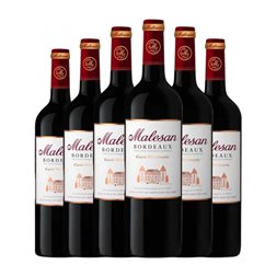 Castel Châteaux & Grands Crus Malesan Trocken — Seco Bordeaux Cuvée, Selection — Selección 75 cl Vino Tinto (Caja de 6 unidades)
