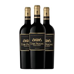 Castel Châteaux & Grands Crus Tour Prignac Trocken — Seco Médoc Gran Reserva 75 cl Vino Tinto (Caja de 3 unidades)