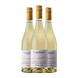 Castelfeder Mont Mès Pinot Gris Trocken — Seco 75 cl Vino Blanco (Caja de 3 unidades)