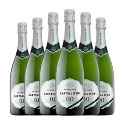 Castell d'Or 75 cl 0.0 Cero Cero Sin Alcohol Espumoso Blanco (Caja de 6 unidades)