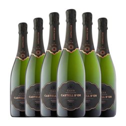 Castell d'Or Brut Nature Cava Reserva Organic — Ecológico 75 cl Espumoso Blanco (Caja de 6 unidades)