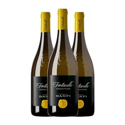 Castello Banfi Fontanelle Chardonnay Trocken — Seco Toscana 75 cl Vino Blanco (Caja de 3 unidades)