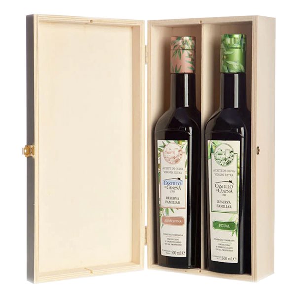 Château de Canena Réserve Familiale Coffret Double Pin.-detalle