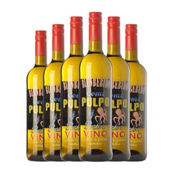 Castillo de Maetierra Come Pulpo y Bebe Vino Albariño Rioja 75 cl Vino Blanco (Caja de 6 unidades)