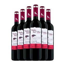 Castillo de Monjardín Viñedos del Villar Tempranillo Navarra Joven 75 cl Vino Tinto (Caja de 6 unidades)