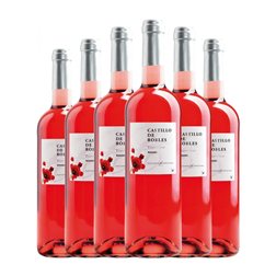 Castillo de Robles Tempranillo La Mancha 75 cl Vino Rosado (Caja de 6 unidades)