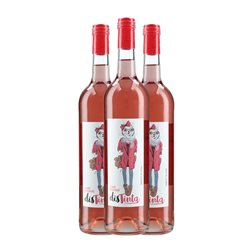 CastroBrey Distinta Caíño 75 cl Vino Rosado (Caja de 3 unidades)