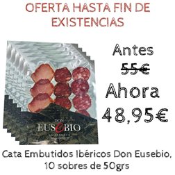 Cata de Embutidos Eusebio con chorizo, salchichón y lomo ibéricos