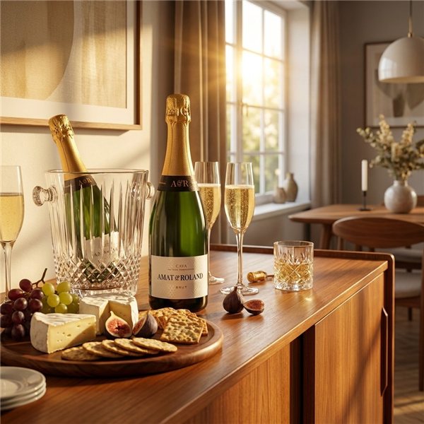 Cava Amat Roland Brut-detalle