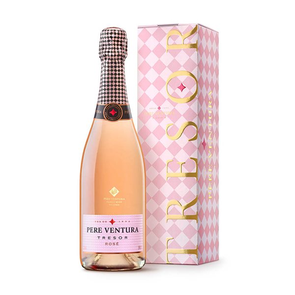 Cava Brut Rosé Tresor, Pere Ventura (6 unidades)-detalle