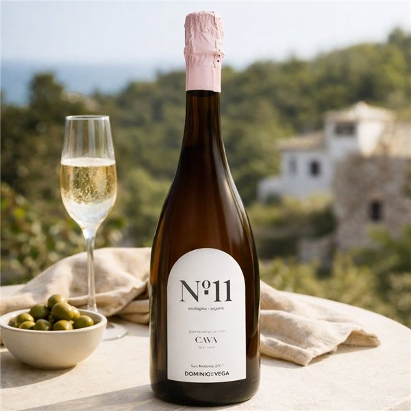 Cava Dominio de la Vega Nº11 Brut Rosé-detalle