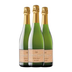 Cava Montesquius Robert J. Mur Brut Nature Cava Eco — Ecológico 75 cl Espumoso Blanco (Caja de 3 unidades)