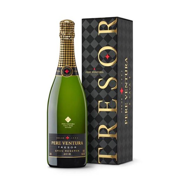 Cava Tresor Brut Nature Gran Reserva, Pere Ventura (6 units)-lateral
