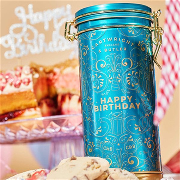 C&B JOYEUX ANNIVERSAIRE BOÎTE MUSICALE CHOCOLAT BISCUIT-detalle