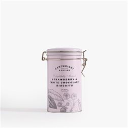 C&B TIN STRAWBERRY & WHITE CHOC BISC 200 GR (4466)