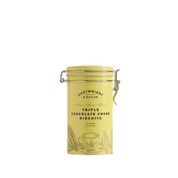 C&B TIN TRIPLE CHOC CHUNK BISCUITS 200 GR(4464)-trasera