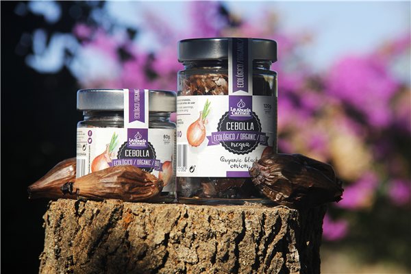 Oignon noir biologique LA ABUELA CARMEN-lateral