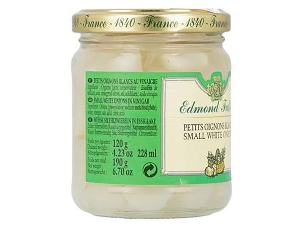 Weiße Frühlingszwiebeln Edmond Fallot 120g-detalle