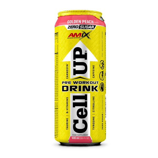 CellUp Pre Workout Drink 500 Ml-lateral