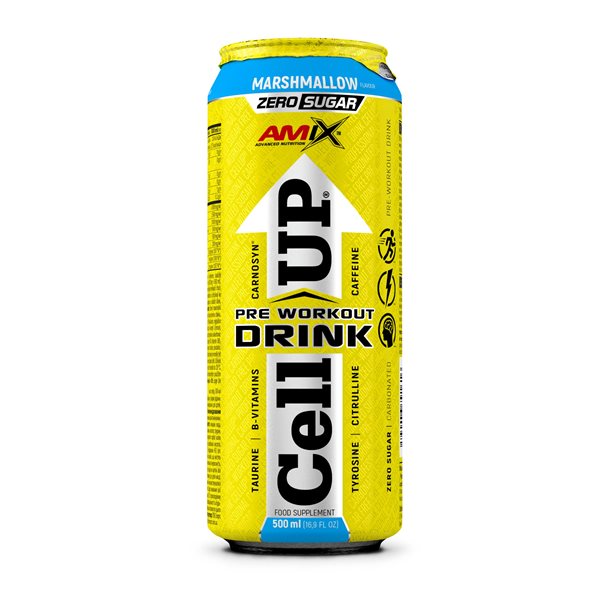 CellUp Pre Workout Drink 500 Ml-trasera