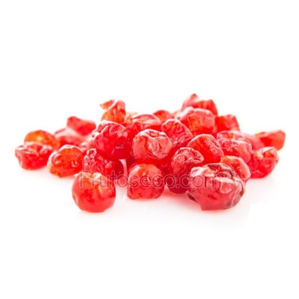 Cerises déshydratées rouges, plateau de 250 grammes-lateral