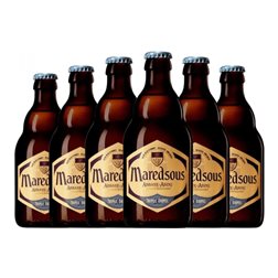 Cerveza Abbaye de Maredsous Triple Malt — Triple Malta Botellín Tercio 33 cl (Caja de 6 unidades)