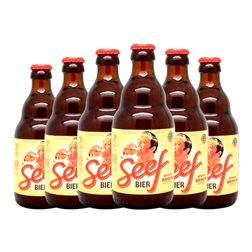 Cerveza Antwerpse Brouw. Seefbier Botellín Tercio 33 cl (Caja de 6 unidades)