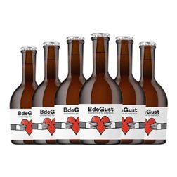 Cerveza Bdegust Gust Botellín Tercio 33 cl (Caja de 6 unidades)