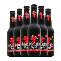 Cerveza Belzebuth Black — Edición Negra, Blonde — Rubia, Triple Malt — Triple Malta Botellín Tercio 33 cl (Caja de 6 unidades)
