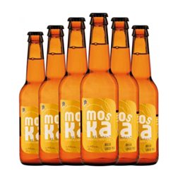 Cerveza Birrart Moska Rossa de Girona Botellín Tercio 33 cl (Caja de 6 unidades)