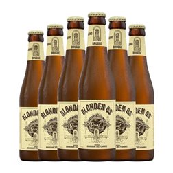 Cerveza Bourgogne des Flandres Blonden Os Blonde — Rubia Botellín Tercio 33 cl (Caja de 6 unidades)