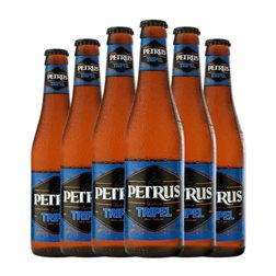 Cerveza Brabandere Petrus Gouden Tripel Malt — Triple Malta Botellín Tercio 33 cl (Caja de 6 unidades)