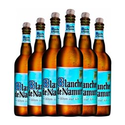 Cerveza Brasserie du Bocq Blanche de Namur Blanche — Blanca 75 cl (Caja de 6 unidades)