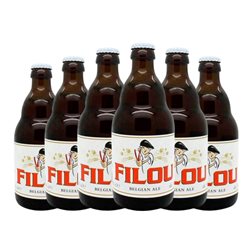 Cerveza Brasserie du Bocq Filou Botellín Tercio 33 cl (Caja de 6 unidades)