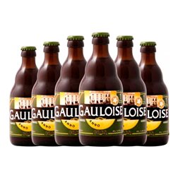 Cerveza Brasserie du Bocq La Gauloise Ambrée — Ámbar Botellín Tercio 33 cl (Caja de 6 unidades)