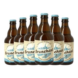 Cerveza Brunehaut Botellín Tercio 33 cl Sin Gluten (Caja de 6 unidades)