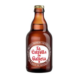 Cerveza Caja de 24 unidades Estrella Galicia Botellín Tercio 33 cl
