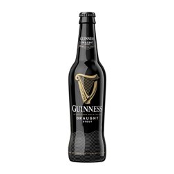 Cerveza Caja de 24 unidades Guinness Dark Ale — Oscura, Draught — De Barril, Stout Botellín Tercio 33 cl