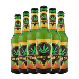 Cerveza Cannabis Club Botellín Tercio 33 cl (Caja de 6 unidades)