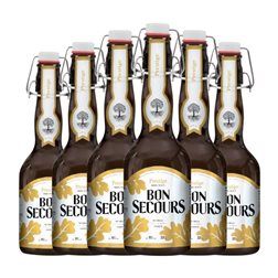 Cerveza Caulier Bonsecours Prestige Botellín Tercio 33 cl (Caja de 6 unidades)