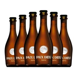 Cerveza Caulier Paix Dieu Botellín Tercio 33 cl (Caja de 6 unidades)